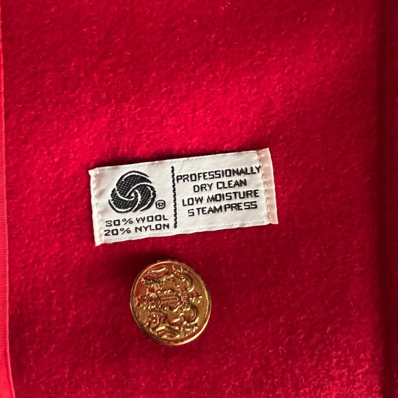 Beautiful red pea coat - Picture 3 of 3